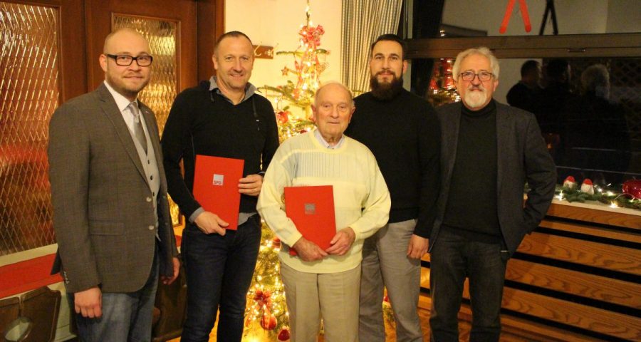 Alexander Jüdes, Thomas Welteroth, Willi Hönscheid, Frederic Jüdes und Dietmar Tendler