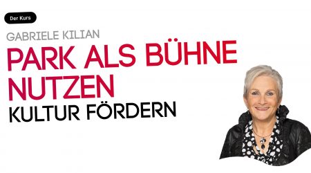 Park als Bühne nutzen. Veranstaltungen, Kino, Lesungen planen