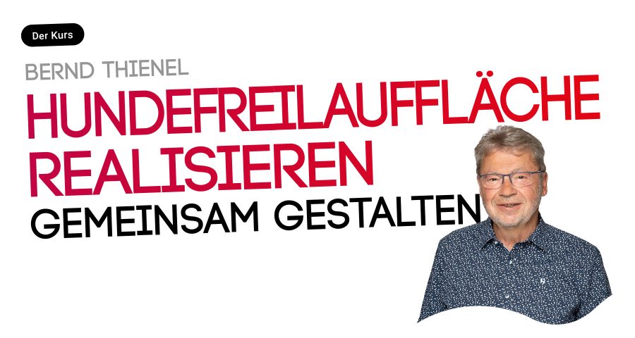 Hundefreilauffläche realisieren. Geeignete Fläche bereitstellen