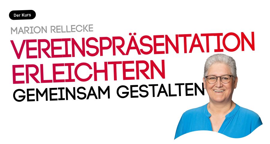 Vereinspräsentation erleichtern. Marktplatzaktionen und digitale Bühne