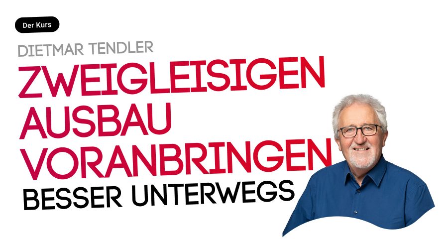 Zweigleisigen Ausbau voranbringen. S-Bahn-Zukunft sichern