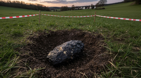 Unerwarteter Fund mit Perspektive