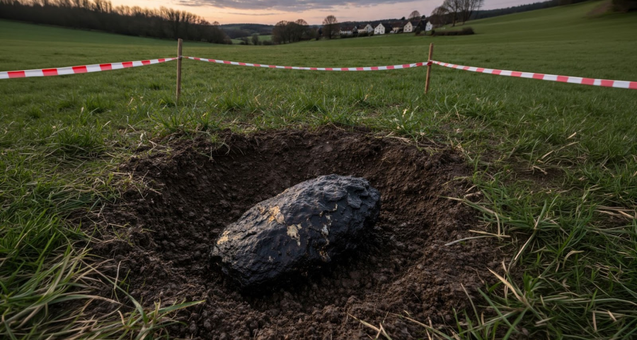 Unerwarteter Fund mit Perspektive